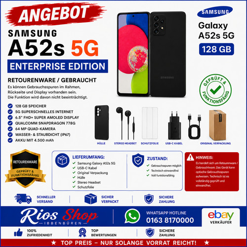 Samsung galaxy a52s - samsung, 5g